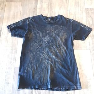 HELIX Men Crew Tee shirt crew metal accent shortsleeve sz Large